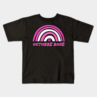 OCTOBRE ROSE lutte contre le cancer du sein Kids T-Shirt